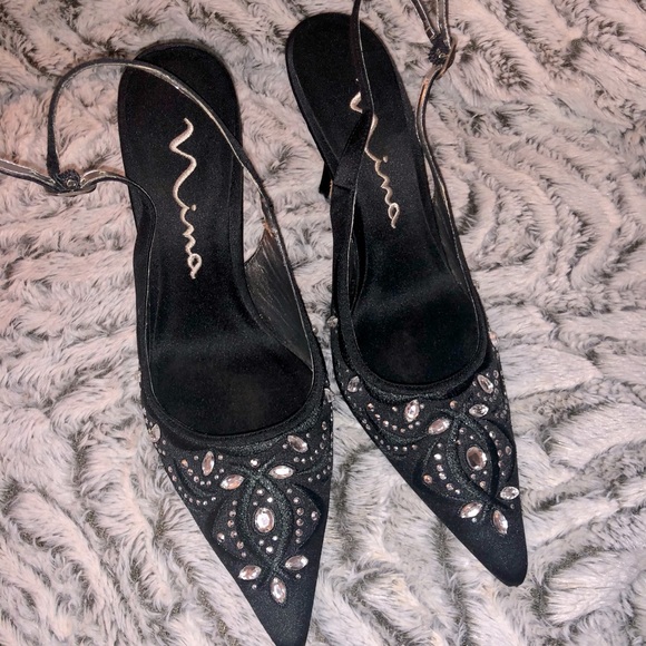 Nina Jeweled sling back - Picture 1 of 5